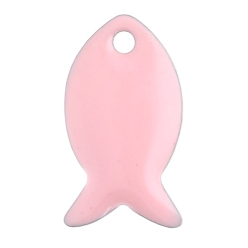 Zecchini in metallo e resina epossidica 14x8 mm - Rose dragée x6