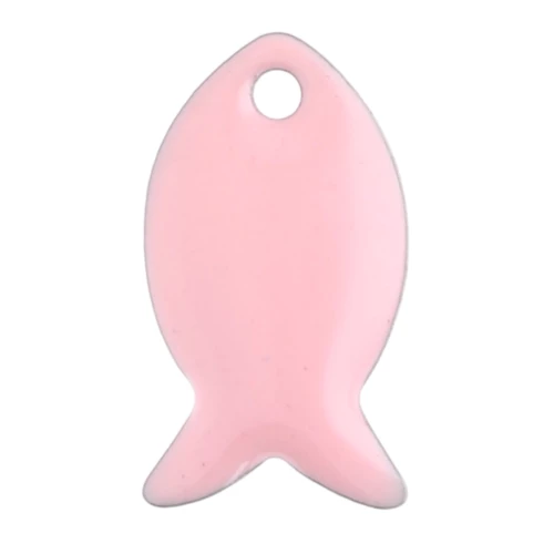 Zecchini in metallo e resina epossidica 14x8 mm - Rose dragée x6