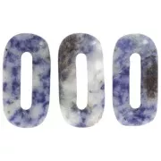 Pendente in pietra semipreziosa ovale 30x15 mm - Sodalite x1