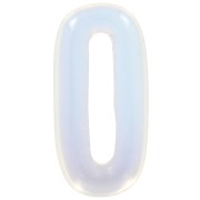 Pendente ovale di pietra semipreziosa 30x15 mm - Opalite x1|raw }}
