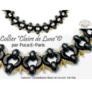 Perle di vetro Samos® by Puca® 5x7 mm - Vogue Celestial Blue Mat x10g