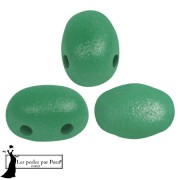 Perle di vetro Samos® by Puca® 5x7 mm - Vogue Green Garden Mat x10g