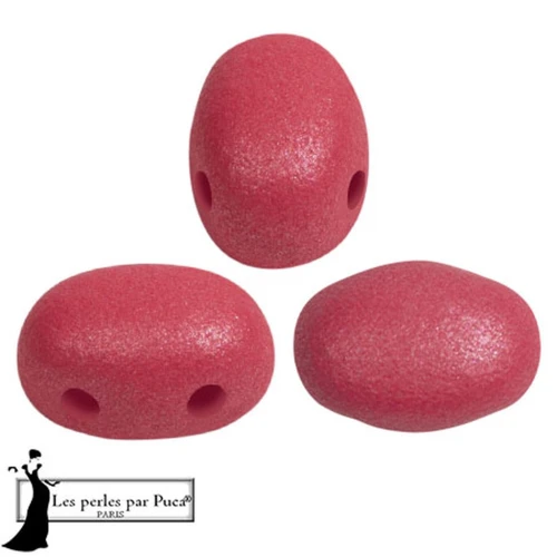 Perle di vetro Samos® by Puca® 5x7 mm - Vogue Hibiscus Mat x10g