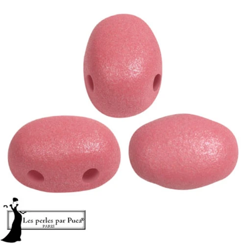 Perle di vetro Samos® by Puca® 5x7 mm - Vogue Indian Rose Mat x10g