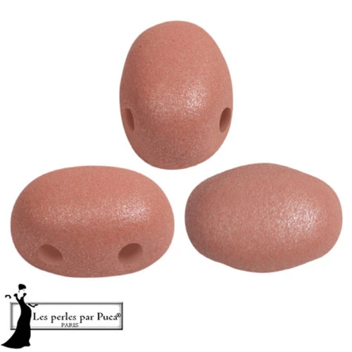 Perle di vetro Samos® by Puca® 5x7 mm - Vogue Light Terracotta Mat x10g
