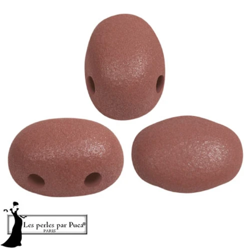 Perle di vetro Samos® by Puca® 5x7 mm - Vogue Terracotta Mat x10g