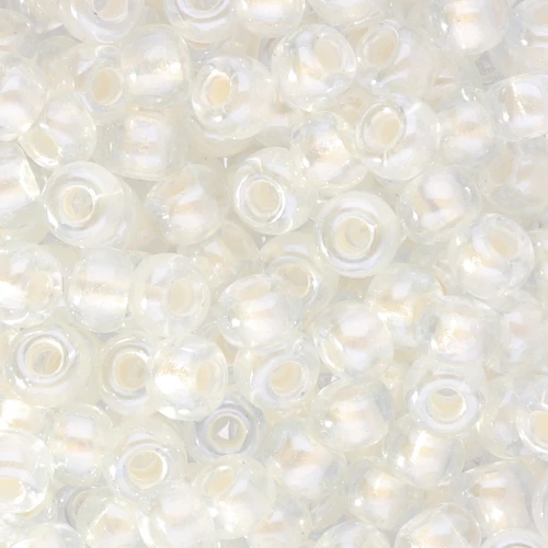 Rocaille Miyuki 6/0 4601 - Effetto perlato bianco x8g