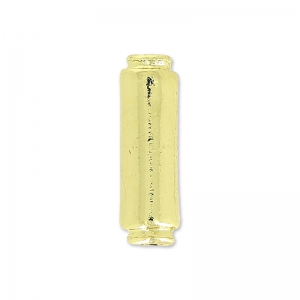 Elemento per chiusura T toggle 16 x 5 mm dorato