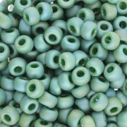 Rocaille Miyuki 6/0 4699 - Verde tartaruga opaco Mat AB x8g