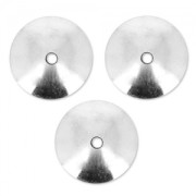 Coppette lisce mm. 10 argentato x8|raw }}