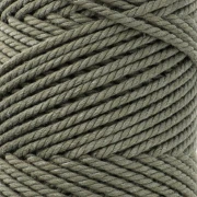 Rocchetto di cotone macramè da 2 mm - Khaki x100 m