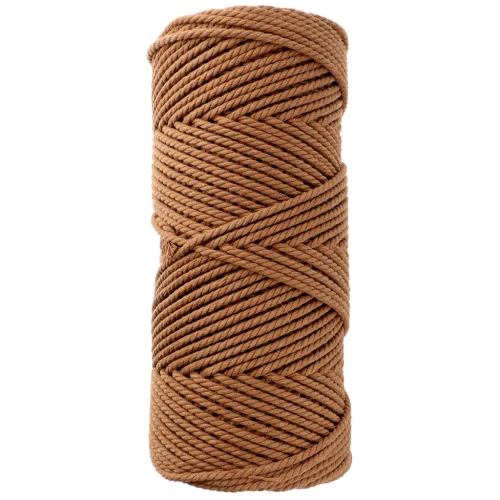 Rocchetto di cotone macramè da 2 mm - Mocca x100m