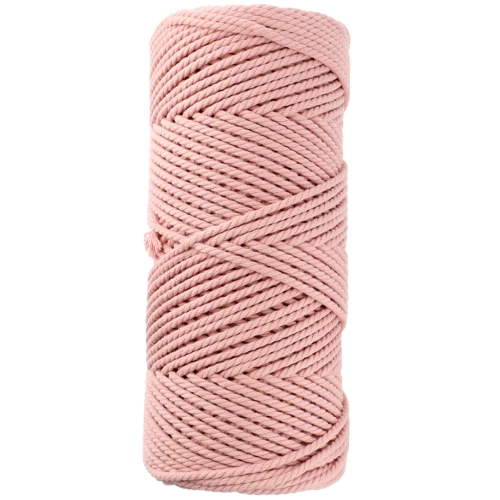 Rocchetto di cotone macramè da 2 mm - Nude x100 m
