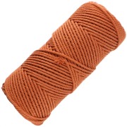 Rocchetto di cotone macramè da 2 mm - Terracotta x100 m