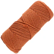 Rocchetto di cotone macramè da 2 mm - Terracotta x100 m