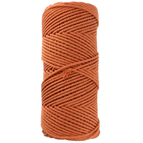 Rocchetto di cotone macramè da 2 mm - Terracotta x100 m