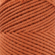Rocchetto di cotone macramè da 2 mm - Terracotta x100 m