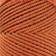 Rocchetto di cotone macramè da 2 mm - Terracotta x100 m