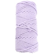 Rocchetto di cordoncino in cotone macramè 3 mm - Malva x50m