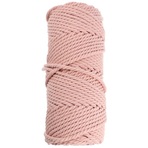 Rocchetto di cordoncino in cotone macramè 3 mm - Nude x50m