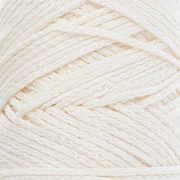 Rocchetto di cotone Air Glitter 1 mm per macramè - Crema x90m