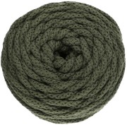 Cotone Air 5 mm bobina di corda di cotone per macramè - Khaki x50m