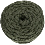 Cotone Air 5 mm bobina di corda di cotone per macramè - Khaki x50m