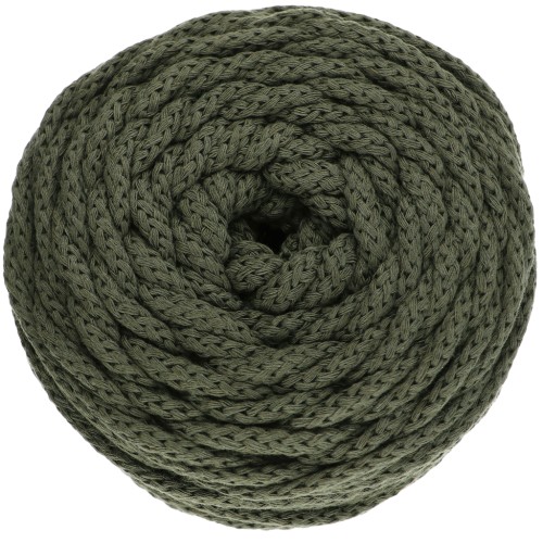 Cotone Air 5 mm bobina di corda di cotone per macramè - Khaki x50m