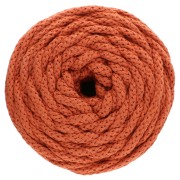 Cotone Air 5 mm bobina di corda di cotone per macramè - Terracotta x50m