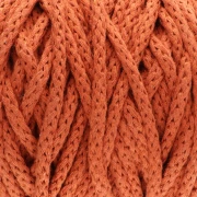 Cotone Air 5 mm bobina di corda di cotone per macramè - Terracotta x50m
