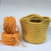 Cotone Air 5 mm bobina di corda di cotone per macramè - Terracotta x50m