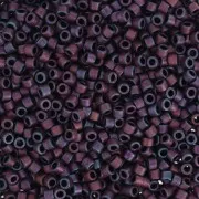 Miyuki Delica 11/0 DB0312 - Dark Raspberry Iris Metallic Opaco x 100 g
