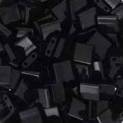Perline Miyuki Tila 5x5x1,9 mm TL-401 - Nero x100 g
