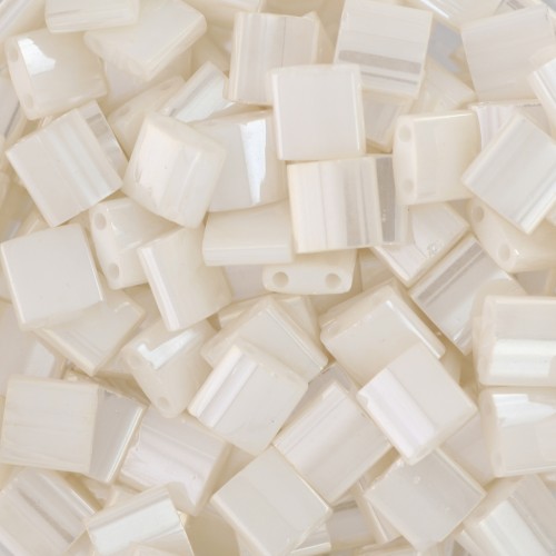 Perline Miyuki Tila 5x5x1,9 mm TL-592 Avorio antico Perla di Ceylon x 100 g