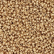 Perline Miyuki 15/0 193 - Placcate in oro 24 carati x 50 g