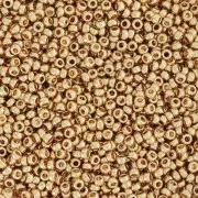 Perline Miyuki 15/0 193 - Placcate in oro 24 carati x 50 g