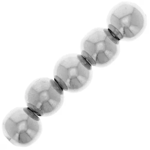 Perle rotonde da 8 mm per la creazione di bigiotteria fai da te - Argento x20