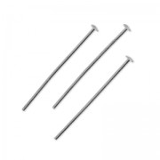 Spillo con testa piatta mm. 30x2.80x0.8 Nickel x50|raw }}