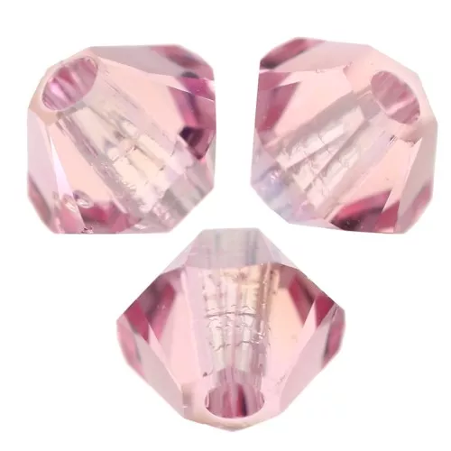 Biconi PureCrystal 5328 da 3 mm - Light Rose Moonlight x50