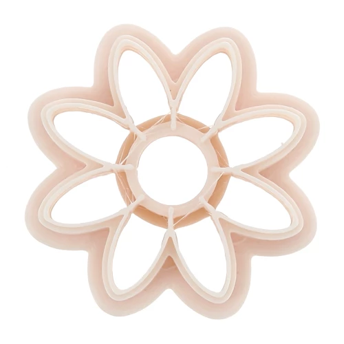 Tagliabiscotti a girasole in polimero biodegradabile da 30 mm - Beige x1