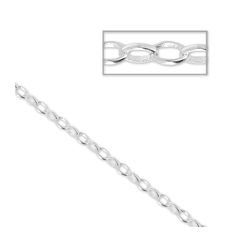 Collana Con Croce In Vero Oro 18k, 20 Pollici, Catena A Maglie Dritte Da 1,5 Mm. - Italia - Foto 4