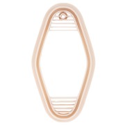 Portachiavi motel 65x32 mm in polimero biodegradabile - Beige x1|raw }}