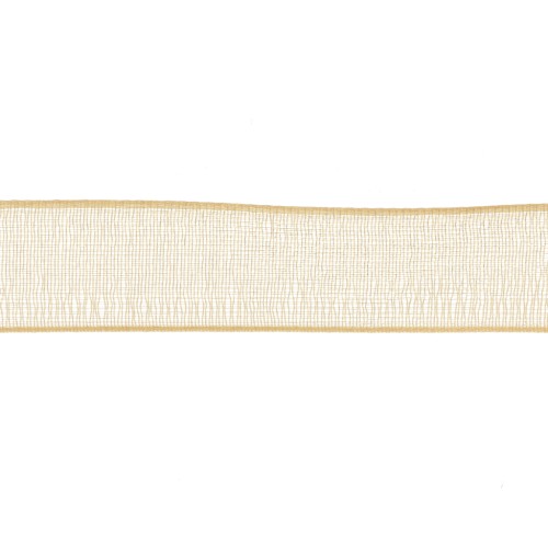 Nastro Organza mm. 11 Dorato x 1m