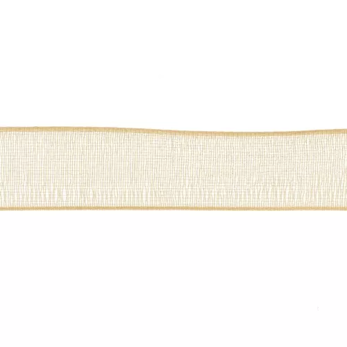 Nastro Organza mm. 11 Dorato x 1m