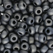 Rocaille Miyuki 6/0 2002 - Grigio argento metallizzato Mat x8g