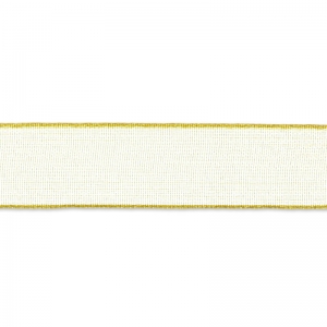 Nastro Organza mm. 6 Dorato x 1m