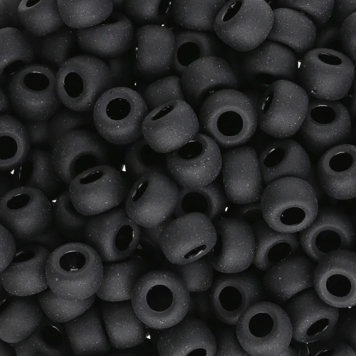 Rocaille Miyuki 6/0 401F - Nero opaco x8g