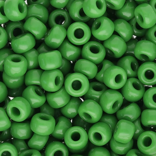 Rocaille Miyuki 6/0 411 - Verde opaco x8g