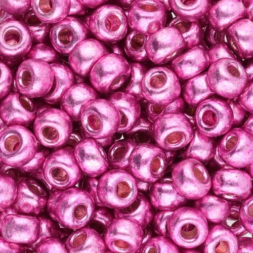 Rocaille Miyuki Duracoat 6/0 4210 - Rosa caldo galvanizzato x8g