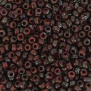 Rocaille Miyuki Duracoat 11/0 4513 - Opaque Red Luster Picasso x8g